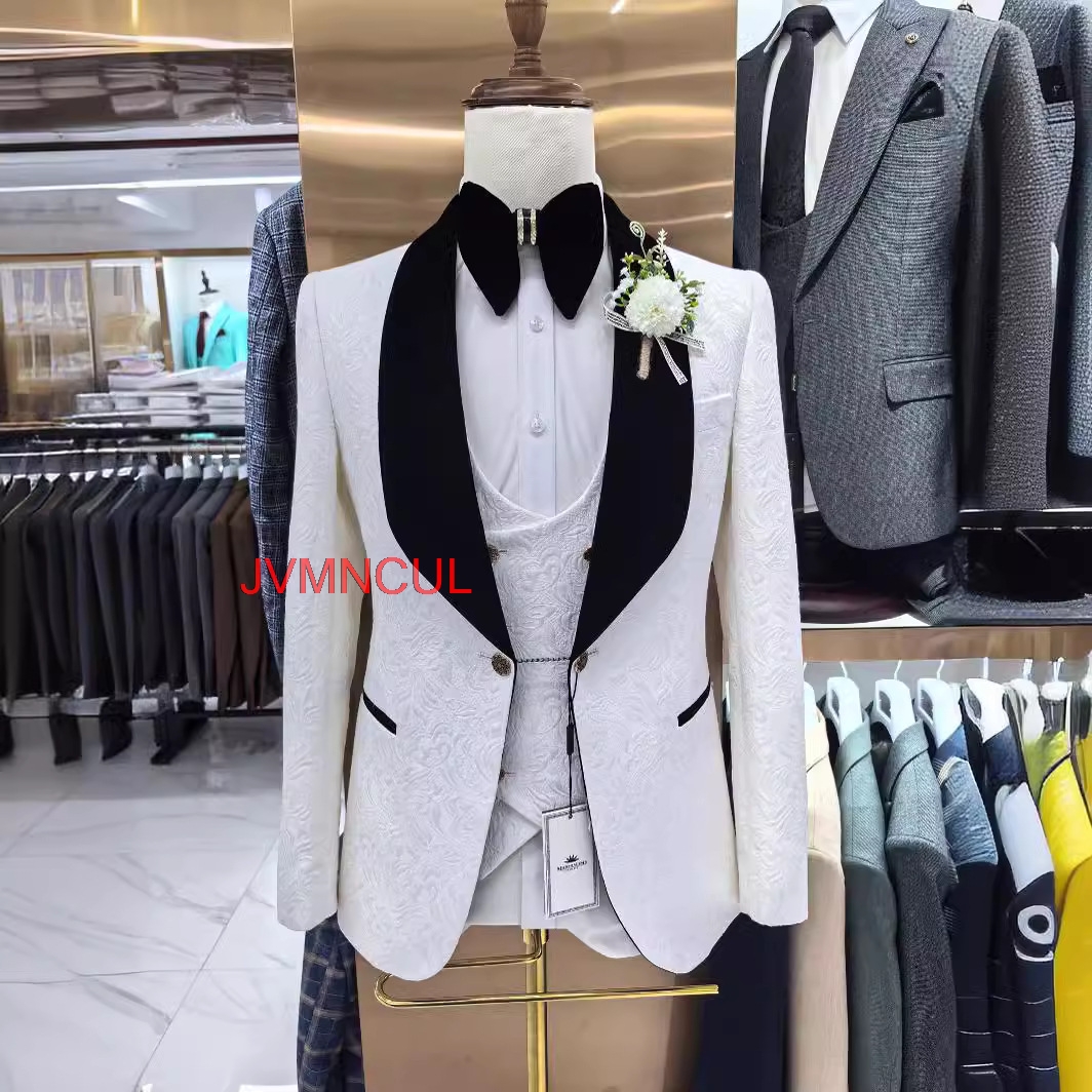 Men Formal Party Wear Outfit - Men's 3 Piece Suit Slim Fit