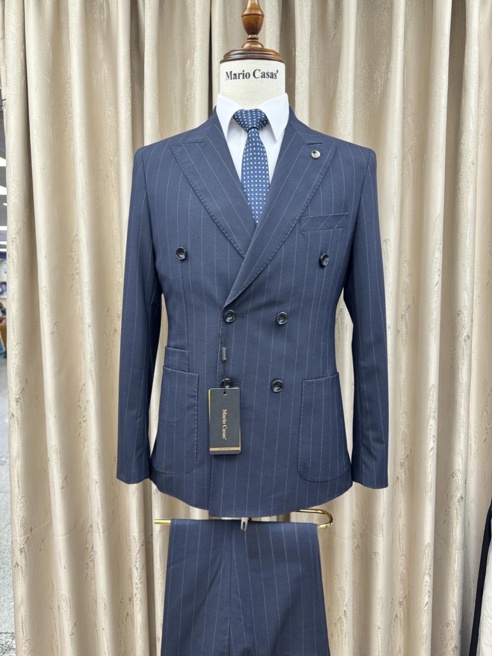 2026 New Striped Suit Set 2 Pi - đánh giá và giá Elegant Formal Men'S Wear