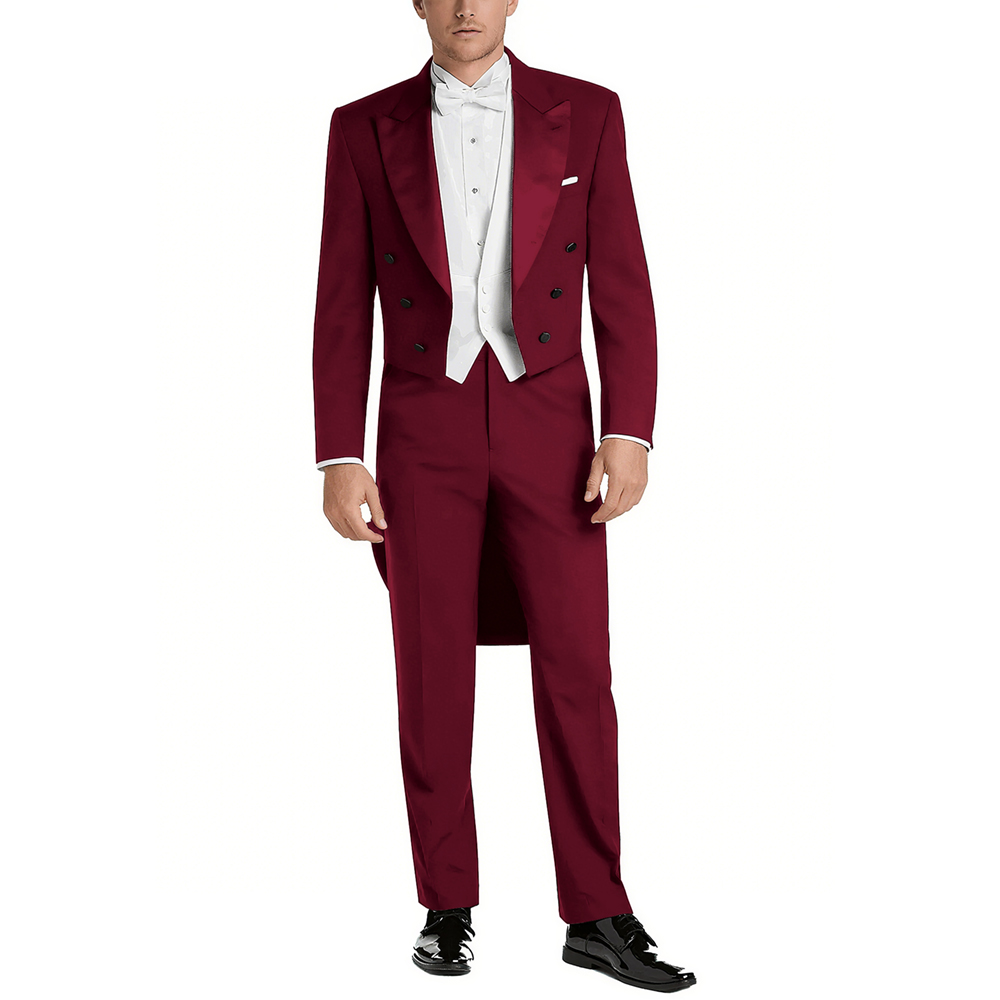 Men's Satin Peak Lapel Suit Se - đánh giá và giá Elegant Formal Men'S Wear