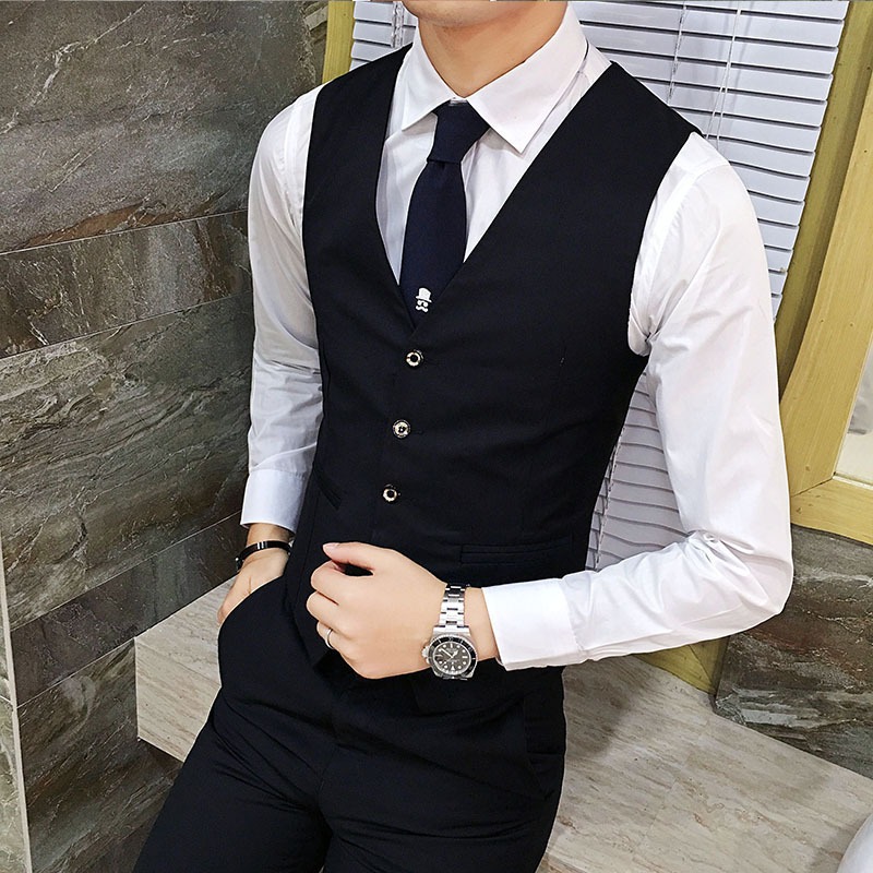 Men British Slim Fit Suit Vest - đánh giá và giá Elegant Formal Men'S Wear