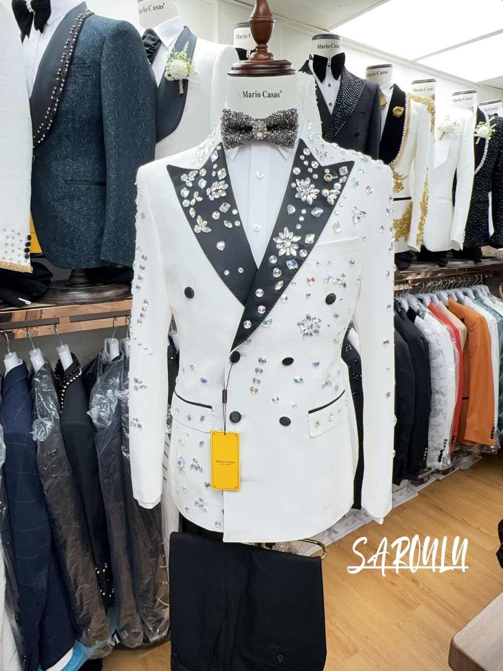2025 Sparkly In Stock Crystals - đánh giá và giá Elegant Formal Men'S Wear