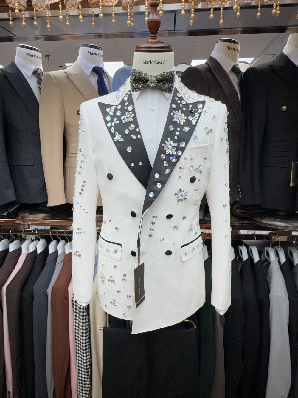 2025 Sparkly In Stock Crystals - đánh giá và giá Elegant Formal Men'S Wear