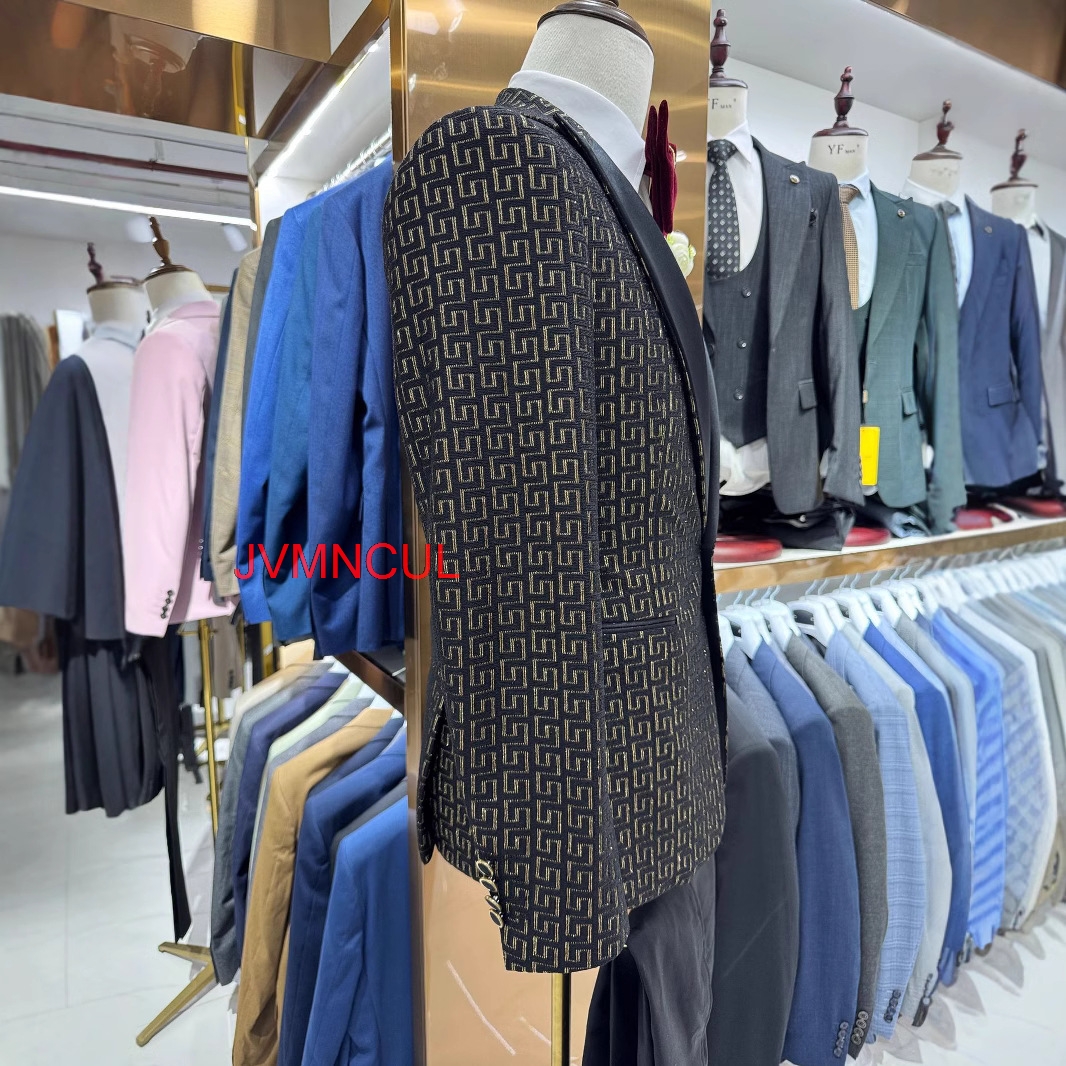 Men's 2026 Printed 3 Piece Sui - đánh giá và giá Men Formal Party Wear Outfit