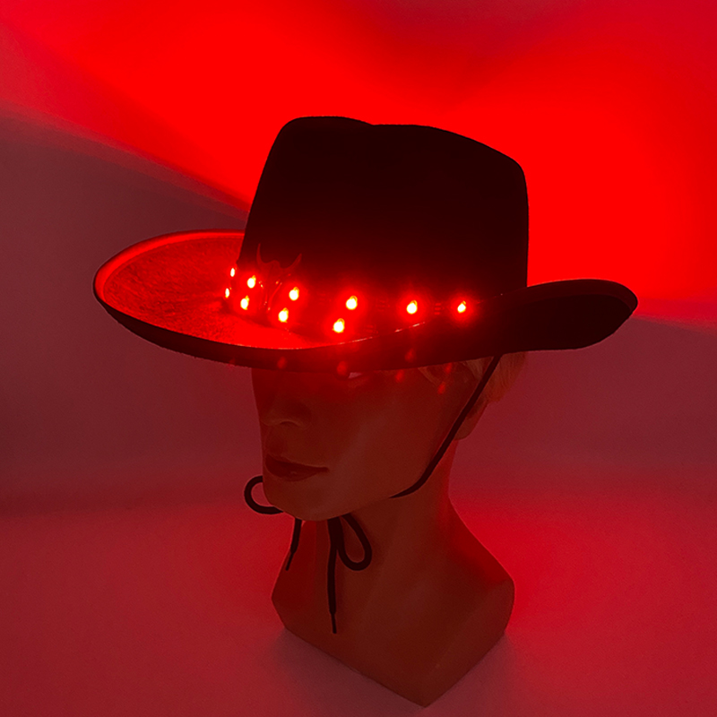 Remote Control LED Cowboy Hat  - đánh giá và giá Men'S Formal Wear For Graduation