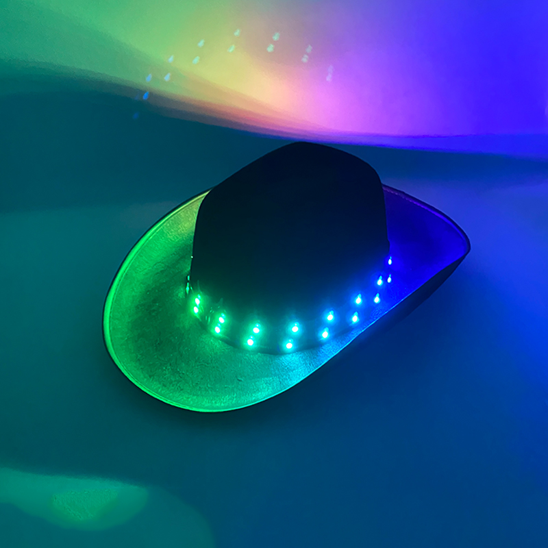 Remote Control LED Cowboy Hat  - đánh giá và giá Men'S Formal Wear For Graduation