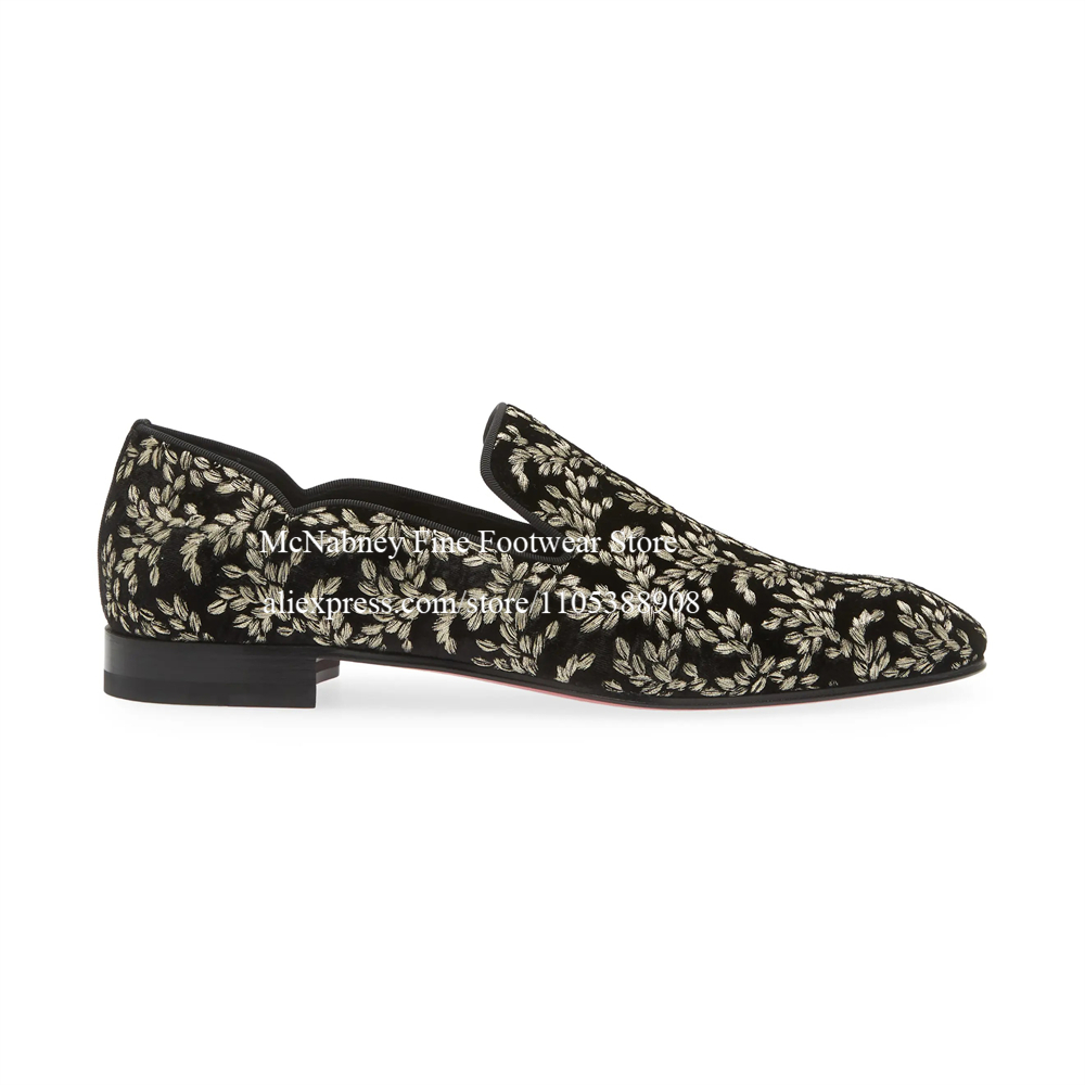 Black Silk Velvet Slip On Loaf - đánh giá và giá Men'S Formal Party Wear Shoes