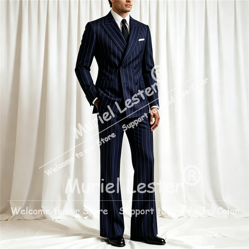 Elegant Stripes Suit Men 2 Pie - đánh giá và giá Elegant Formal Men'S Wear