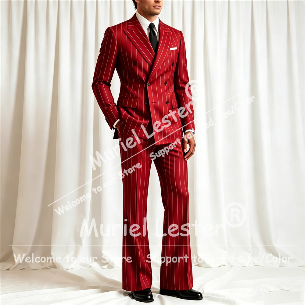 Elegant Stripes Suit Men 2 Pie - đánh giá và giá Elegant Formal Men'S Wear