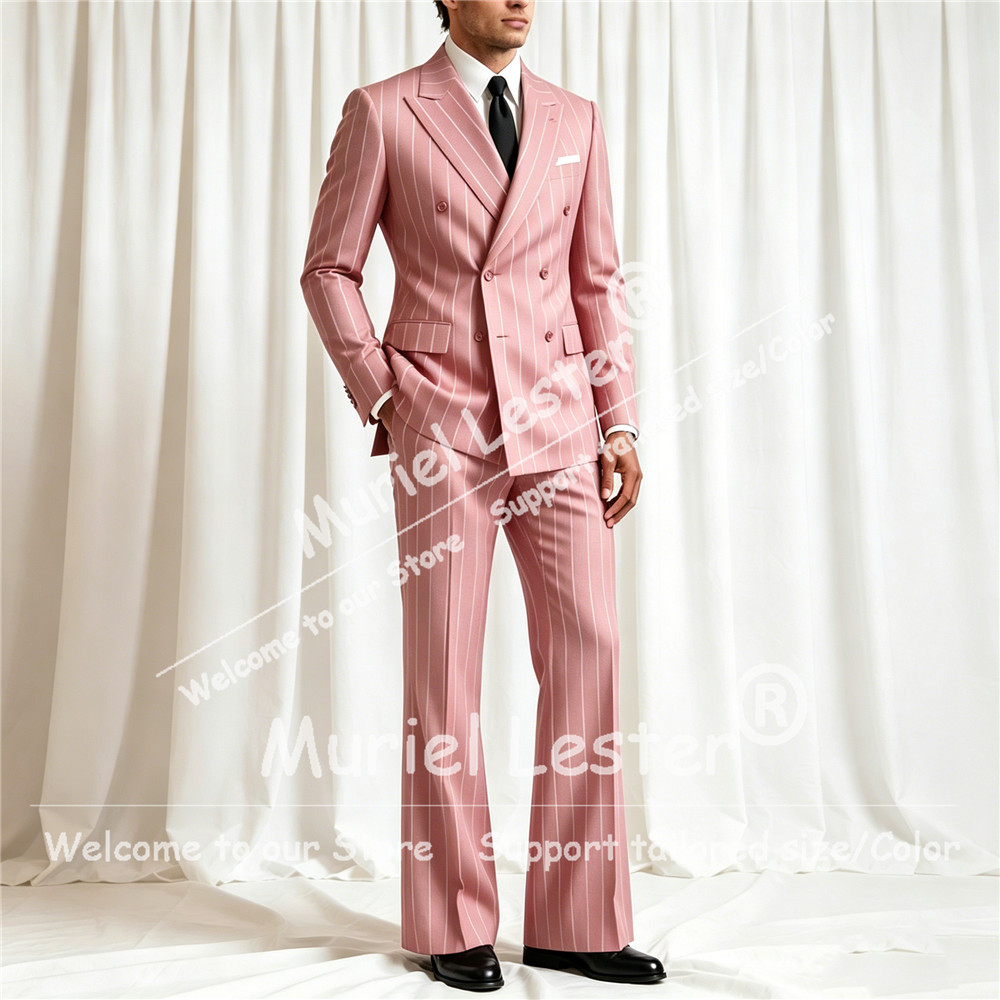 Elegant Stripes Suit Men 2 Pie - đánh giá và giá Elegant Formal Men'S Wear