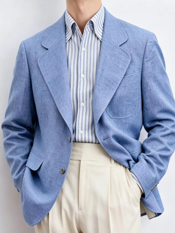 Only Linen Men's Blazer 1PCS B - đánh giá và giá Men Formal Wear In Summer