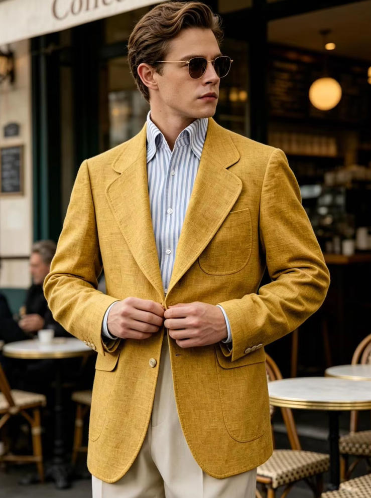 Only Linen Men's Blazer 1PCS B - đánh giá và giá Men Formal Wear In Summer