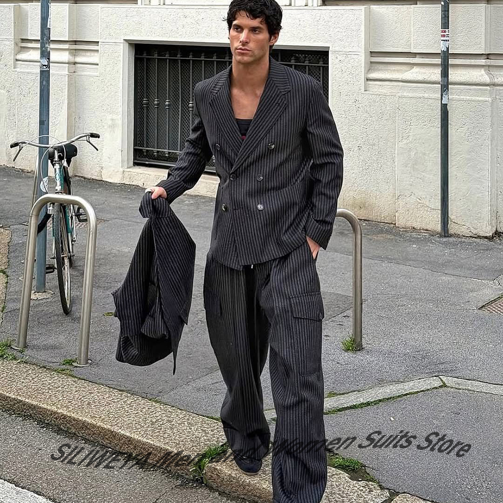 Elegant Man Suit Pinstripe Dou - đánh giá và giá Elegant Formal Men'S Wear
