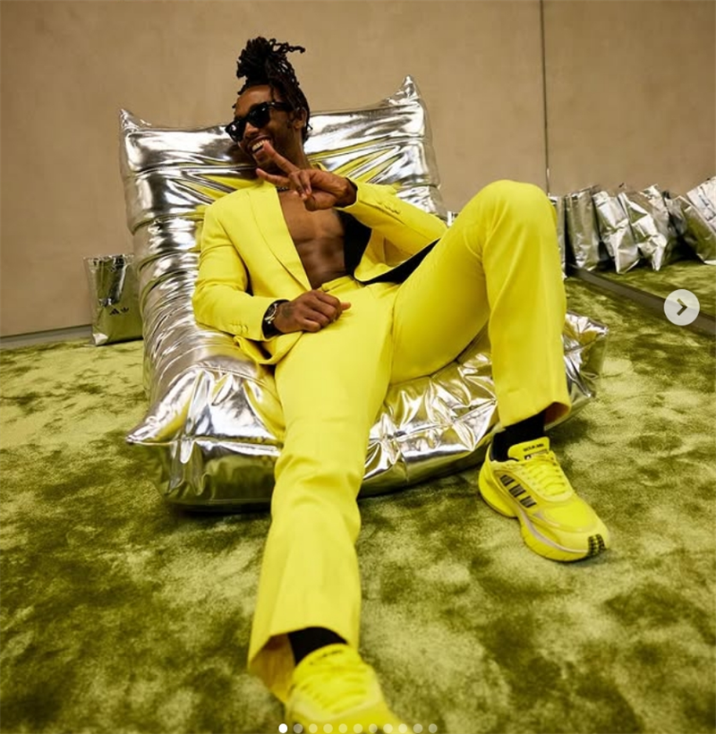 Fashion Yellow Men Suit Set 2  - đánh giá và giá Formal Wear For Men Yellow