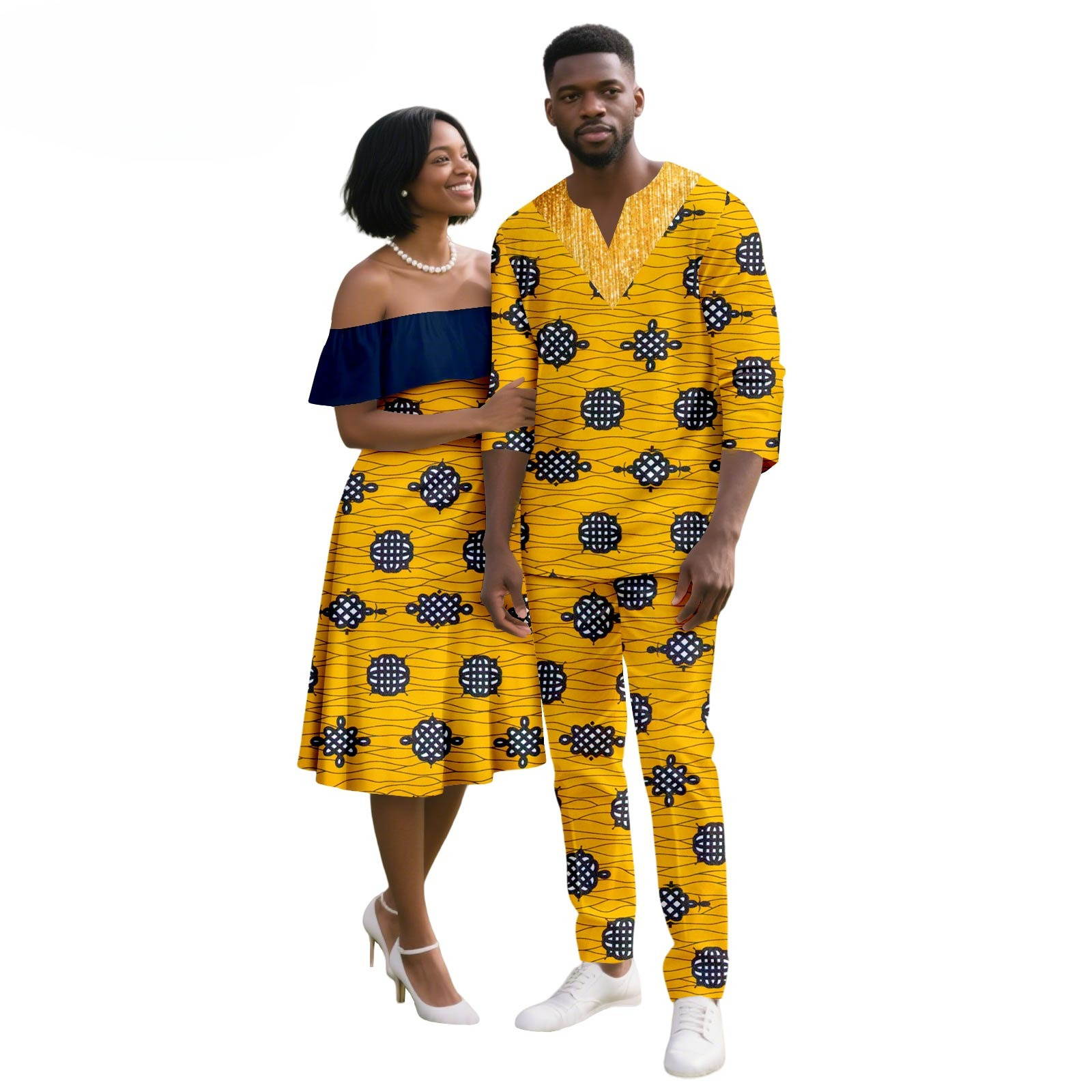 African Couples Clothing Outfi - đánh giá và giá Men Formal Party Wear Outfit