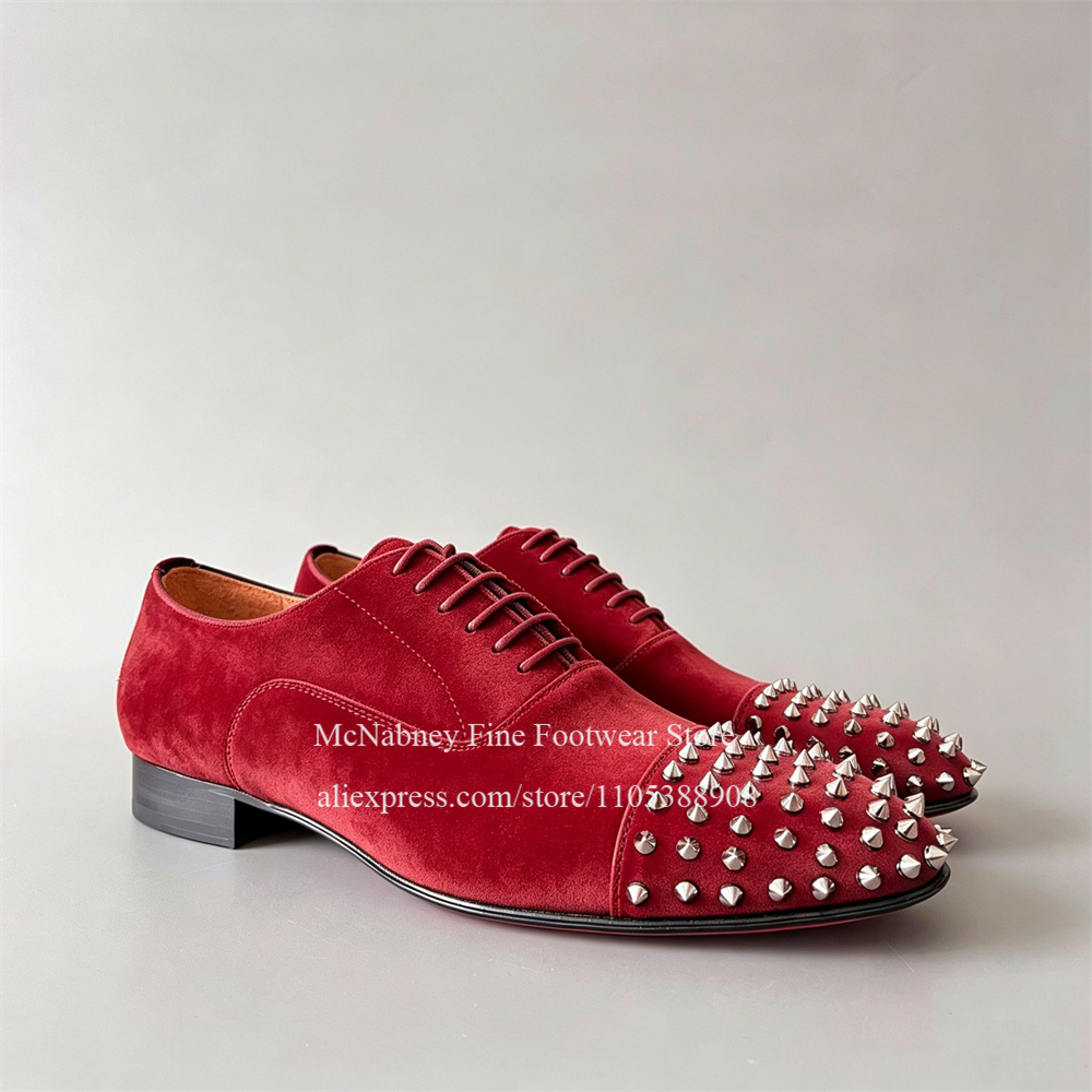 Spike Studs Leather Dress Shoe - đánh giá và giá Men'S Formal Party Wear Shoes