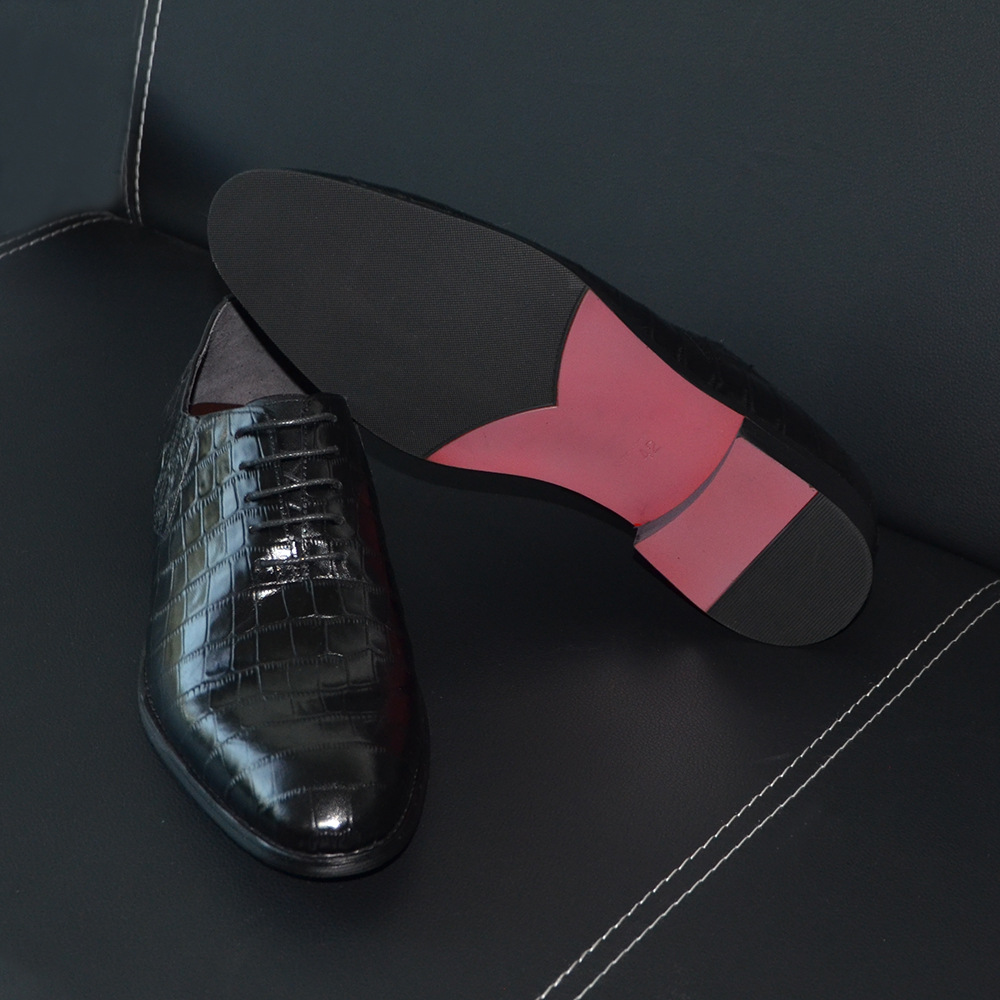 Men's Black Crocodile Pattern  - đánh giá và giá Men'S Formal Party Wear Shoes