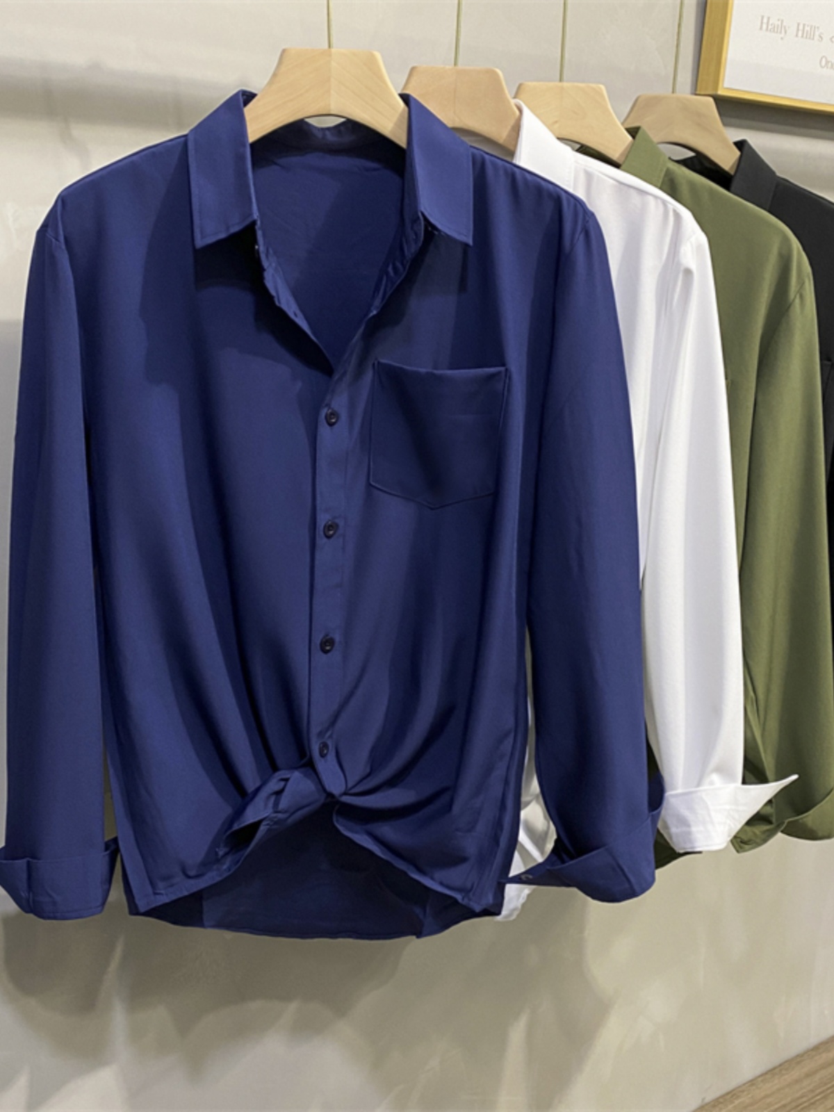 White Long Sleeve Shirt Jacket - đánh giá và giá Men Formal Wear Brands